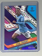 2024-25 Topps Finest UCC UEFA Phil Foden #47 Manchester City 099/299