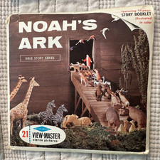 VINTAGE VIEW MASTER NOAH'S ARK 1965 3 REELS VERY RARE B 851
