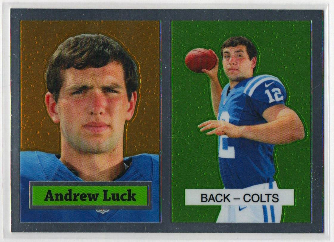 Topps Chrome 2012 Andrew Luck Rookie #2 Indianapolis Colts NFL Football Card