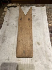 Primitive Wood Boot Jack Rustic Antique-16” X 4.5”