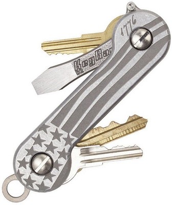 KeyBar Aluminum Freedom Bar 3.5'' O-Ring Key Holder Multi-Purpose Tool - KBR206