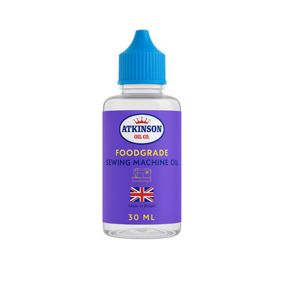 Nähmaschinenöl Lebensmittelqualität 30ml - ungiftiges Gleitmittel zum Quilten Atkinson