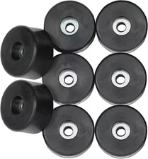 8 Pcs Rubber Feet Bumper Amp Speaker Guitar Amplifier Cabinet Rubber Bumper 1.5"