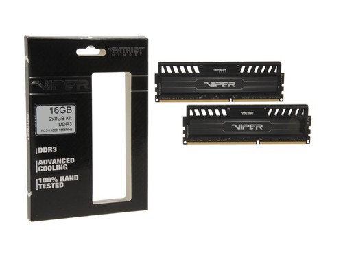 Patriot Viper 3 16GB (2 x 8GB) 240-Pin PC RAM DDR3 1866 (PC3 15000) Desktop - Picture 3 of 4