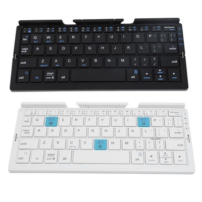 Folding BT Keyboard Foldable Wireless Keyboard With Portable Pocket Size Quie CB