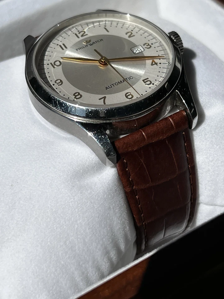 RARE FIND⚡️Philip Watch SWAN ⚡️Automatic Swiss 8221140025-15527 Works W Box & P - Image 3 of 4