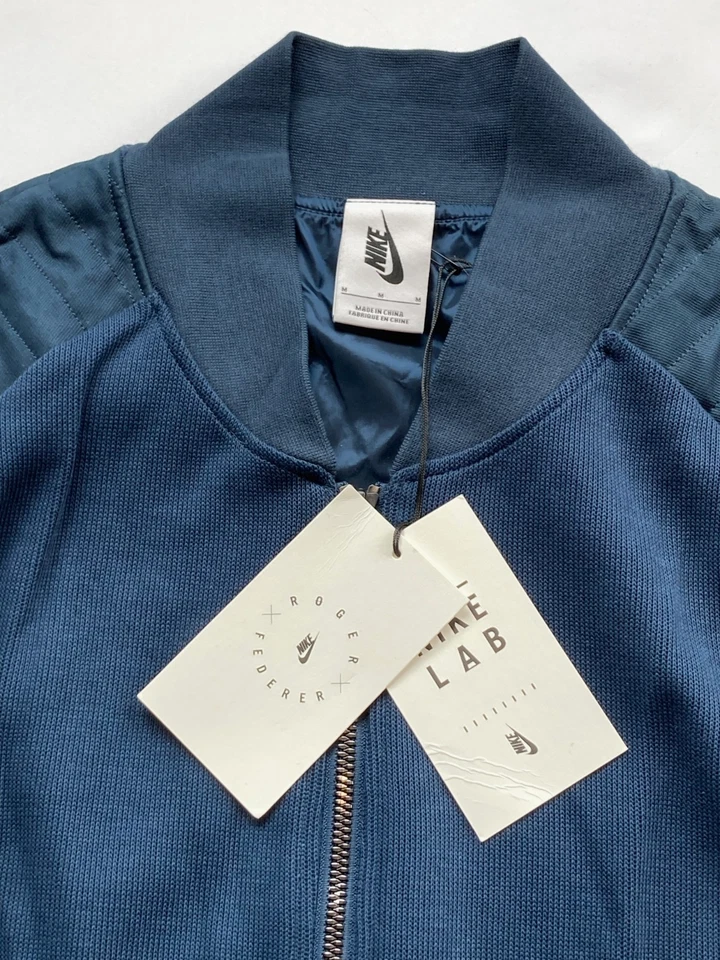 Nike NikeLab X Federer RF US Open 2017 Chaqueta de Pista de Tenis M Azul 8668-454 Nueva Foto 3 de 4