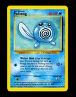 1999 Pokemon POLIWAG Base Set INK ERROR Hickey MISPRINT Non Holo Card 59/102 NM