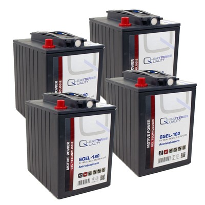 Ersatzakku für Columbus Reinigungsmaschinen Gel Batterie 24V 180Ah (4 Stück)