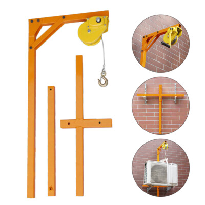 AC Air Conditioner Outside Installation lifting Tool 10M Bracket Crane Stainless
