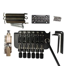 BATKING 6 String Guitar Tremolo Bridge with Whammy Bar for Electric Guitar Black