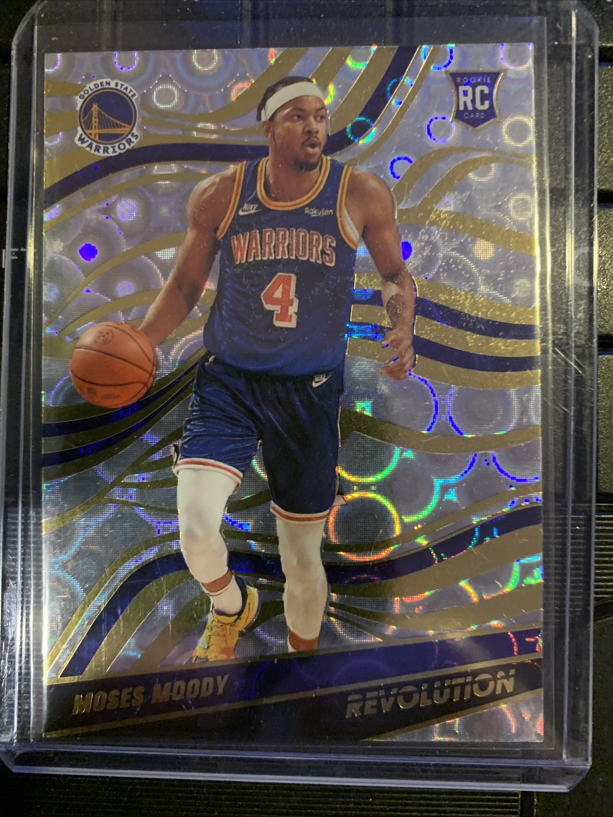 MOSES MOODY 2021-22 REVOLUTION GROOVE SP ROOKIE RC #104 WARRIORS FREE SHIP