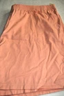 Ladies Plus Twill Shorts Peach Size 2X Cotton New