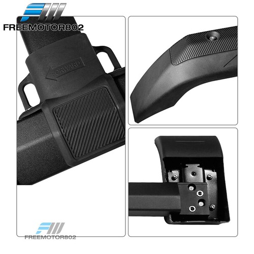 Fits 21-25 Ford Bronco Roof Rack Cross Bar Rail Carrier Crossbars Black Aluminum - Picture 12 of 13