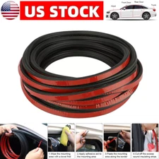 33 Feet Car Door Weather Seal Strip 5 Hole Rubber Edge Trim Protector Guard US