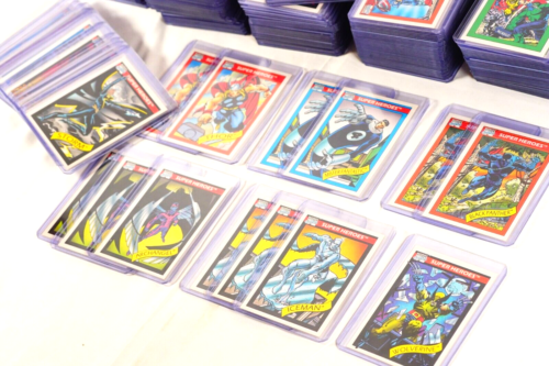 1990 MARVEL UNIVERSE Impel Card Lot 345 NM/M Cards Top Loaders - Picture 6 of 17
