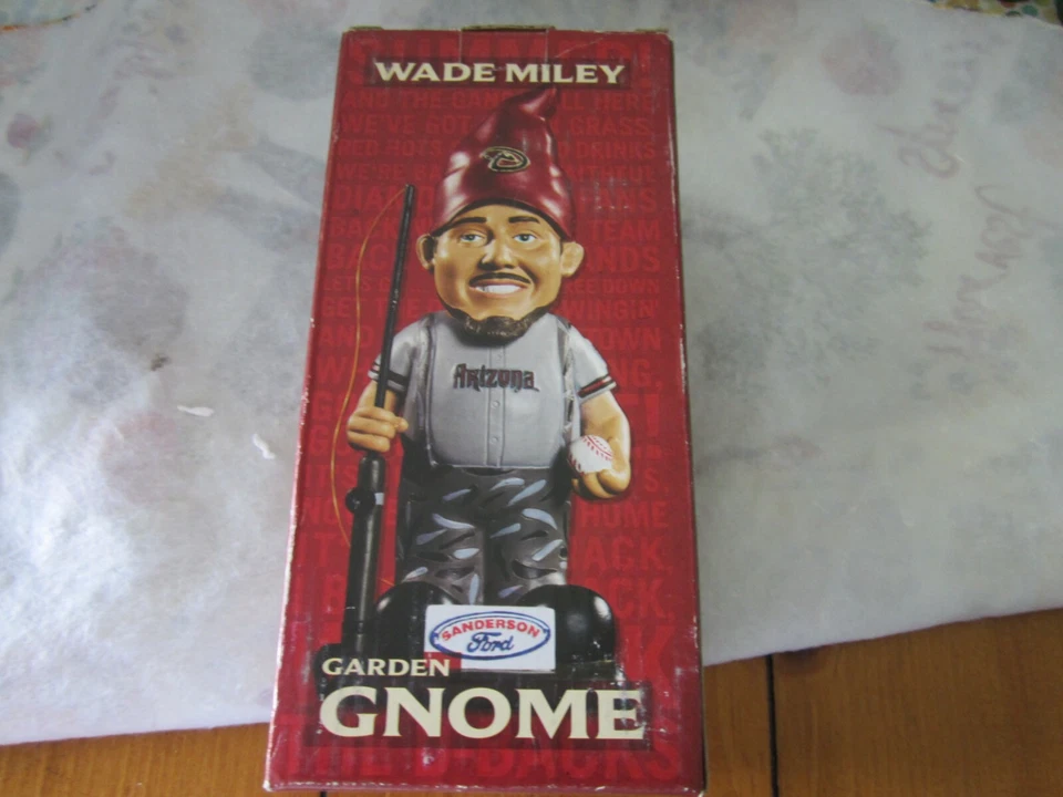 Arizona Diamondbacks Wade Miley Garden Gnome SGA - New in Box - Image 2 of 4