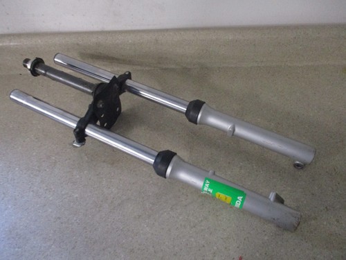 2008 KAWASAKI KLX 110 COMPLETE FRONT FORKS W/ CLAMP FORK TUBES, M217 - Picture 4 of 8