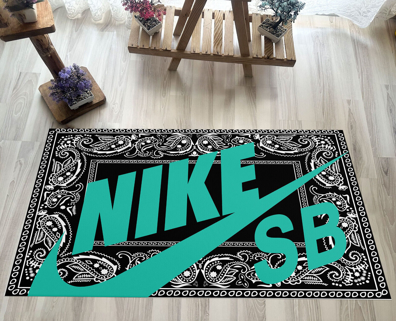 Shoebox rug, sneakerhead rug, sneaker room rug, sneaker rug, sneaker decor