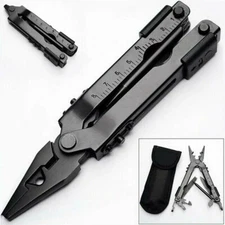 13 In1 Outdoor Survival Multi Tool Plier Compact Pocket Stainless Steel Plier
