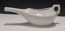 Antique Porcelain Invalid Feeder Infant Feeder Sick Pot White