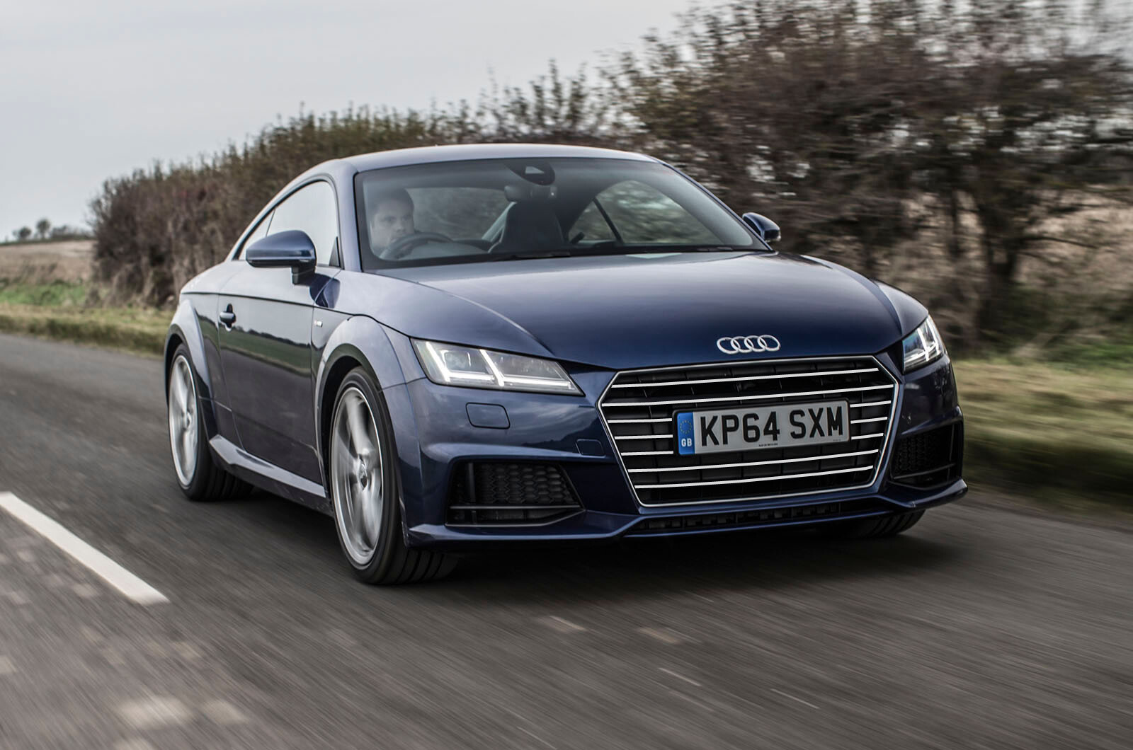 Baguette de calandre chromée Audi TT 3, finition haut de gamme ABS miroir 2014-2026