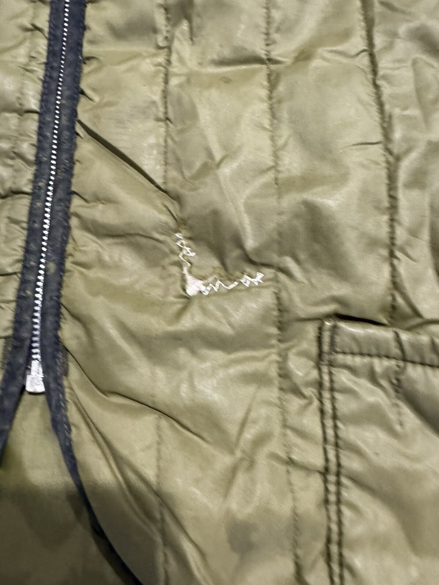 70's sears work Leisure vest 古着ヴィンテージ Vintage 70s Sears Work Leisure Army Green Full Zip Insulated