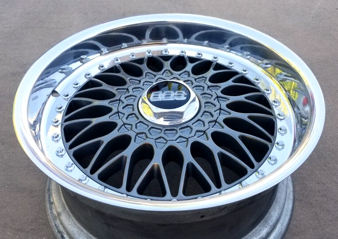 BMW Style 5 BBS RC090 Billet Alum Wheel Center Cap Conversion Kit