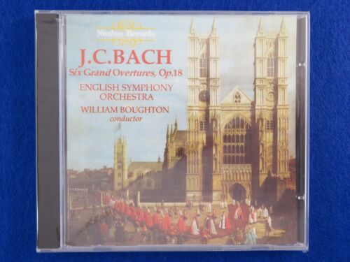J.C.Bach Six Grand Overtures Op 18 William Boughton - Brand New - CD - Fast Post - Photo 1/2