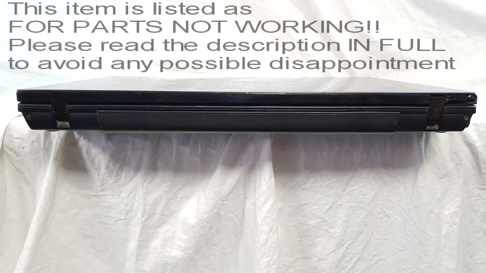 DAMAGED! HP probook 4710s 17" Laptop 2.10 Ghz Intel Core 2 Duo T6570 - Image 2 of 4