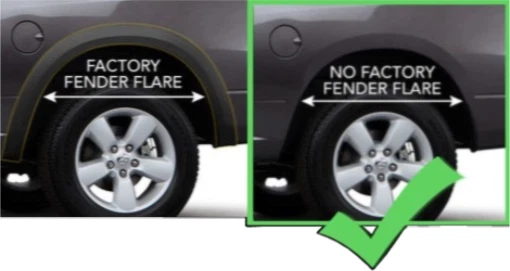 Guardabarros HUSKY para DODGE RAM 1500 2500 3500 SIN BROTES GUARDABARROS DELANTERO TRASERO Foto 2 de 4