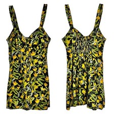 Farm Rio Linen Floral Printed Mini Sun Dress Women’s S