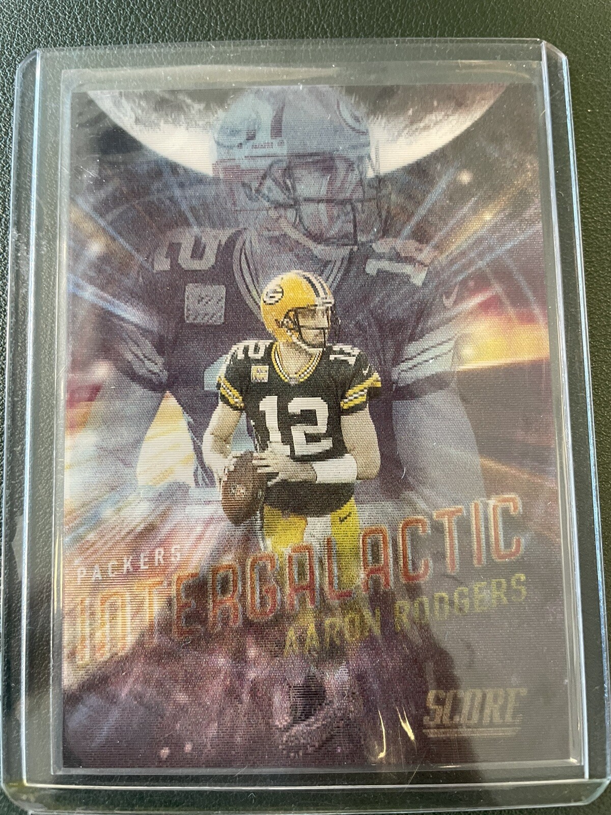 2021 score intergalactic Aaron Rodgers SSP Case Hit