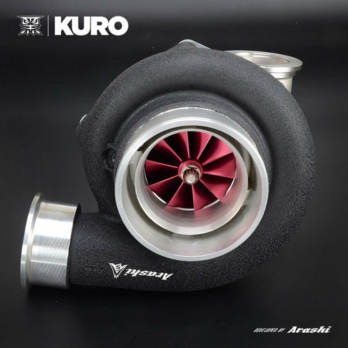 KURO 4" GTX3584RS GEN2 Ball Bearing Turbo V-band type 0.82 A/R Stainless 1000 HP - Picture 2 of 6