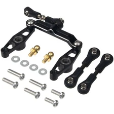 Aluminum Ball Bearing Crank Steering Arms Set for Tamiya TT-02 / TT-02D / TT-02E