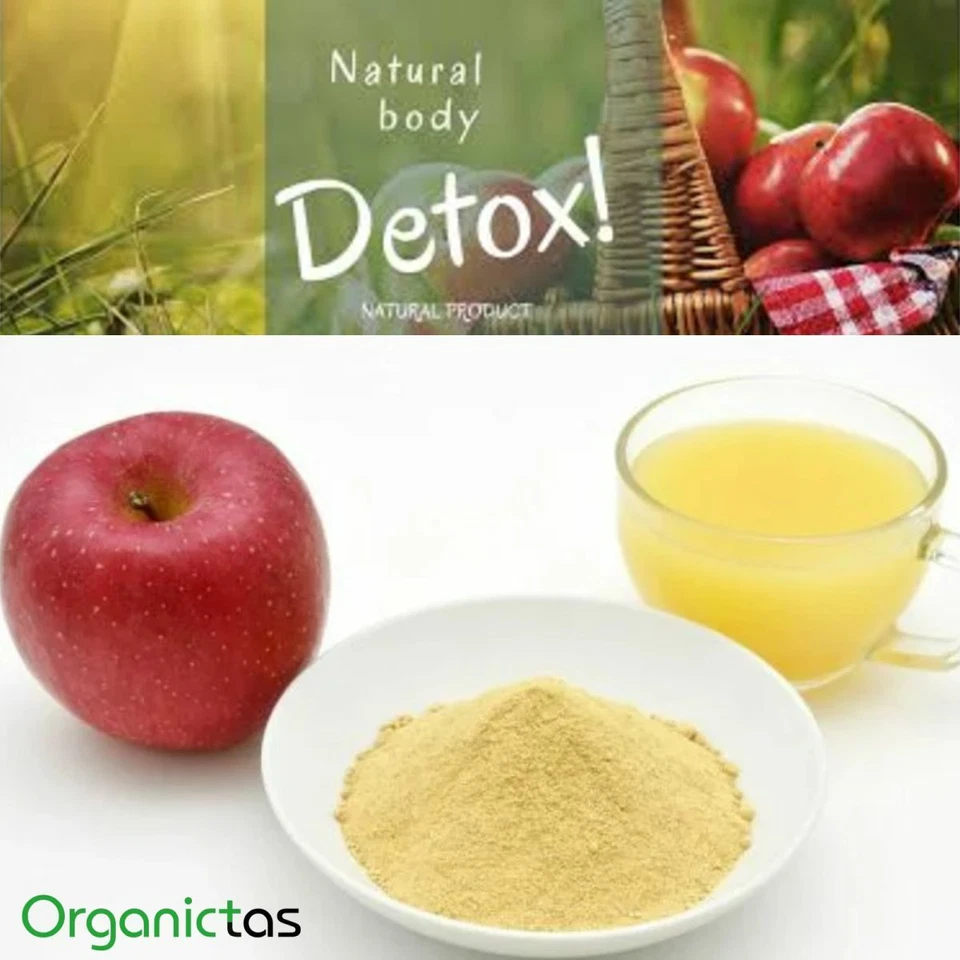 PECTINA DE MANZANA PURA en polvo desintoxicación sin azúcar pérdida de peso colesterol bebida mermelada 40 g Foto 2 de 4