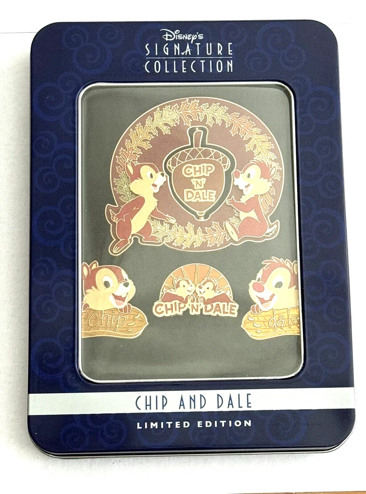 2006 DISNEY CHIP AND DALE SIGNATURE COLLECTION PIN SET LIMITED EDITION 750 - Image 2 of 4