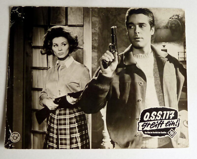 O.S.S. 117 GREIFT EIN Kerwin Mathews AUSHANGFOTO 11 LC Nadia Sanders ´63 Eurospy