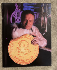 FRIARS CLUB 1998 BOOKLET HUGH HEFNER HONOREE HEF WIERD AL AUTOGRAPH WildfirePets