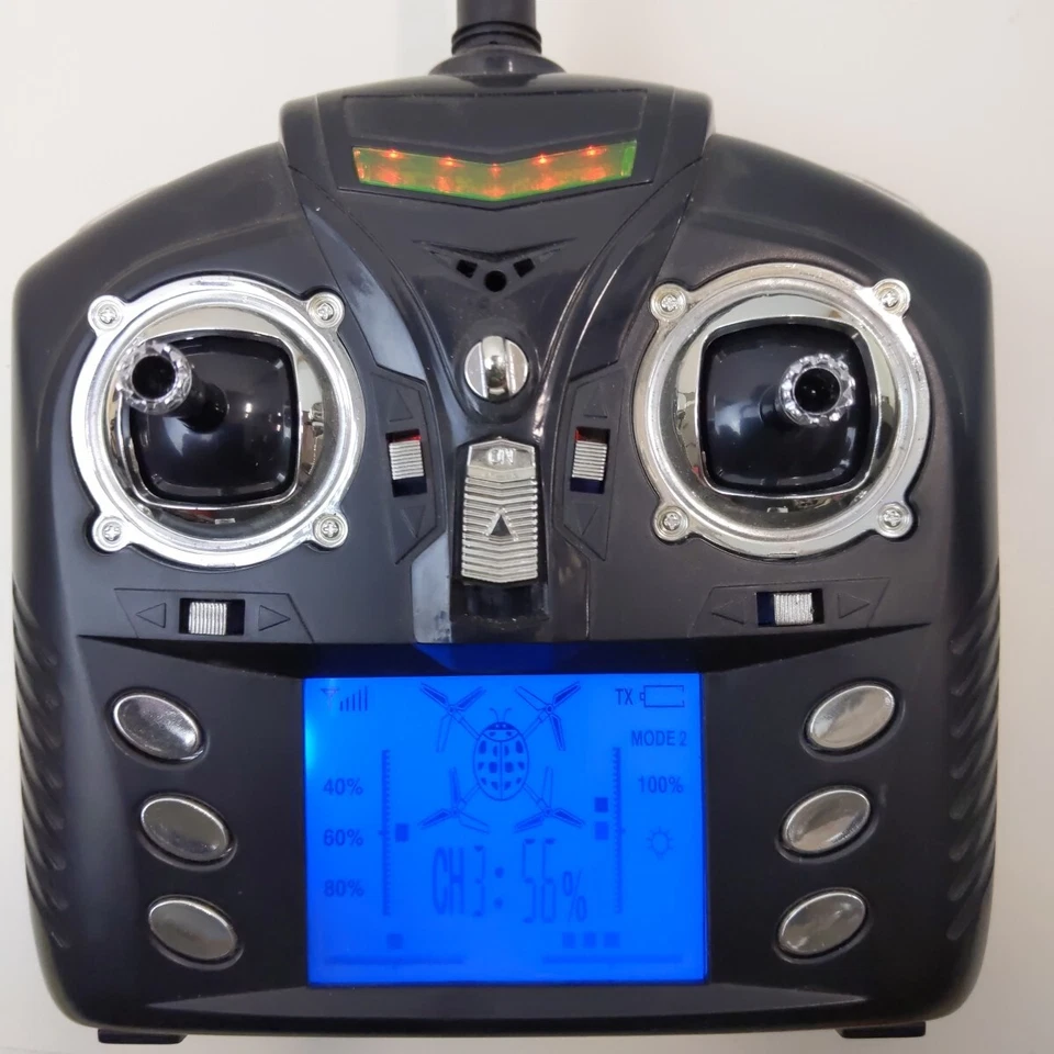 WLtoys Drone Control Remoto con Monitor FPV Pantalla Transmisor Antena Set Foto 2 de 4