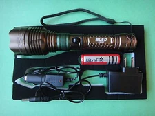 1800 LM XML Q5 LED Flashlight Torch Lamp light rechargerable 57 US Seller