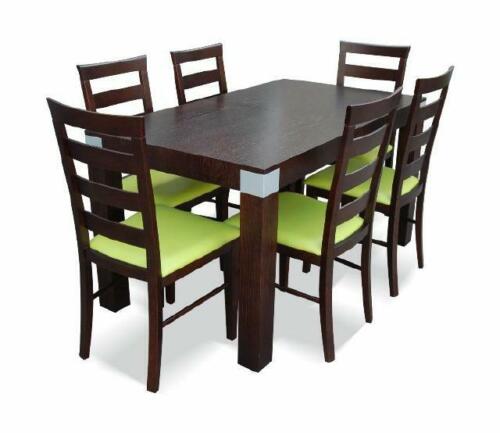 Luxury Classic Tables Z04 Dining Table + 6x Chairs Wood Room Set Dining Group - Picture 1 of 4