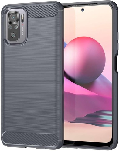 Coque Xiaomi 13T - Noir Effet Fibre Carbone - Silicone TPU Antichoc Magnétique