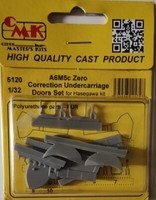 MW22 Cmk 5120 A6M5C Zero – Correction Undercarriage Doors Set 1/32 / For Hasegaw