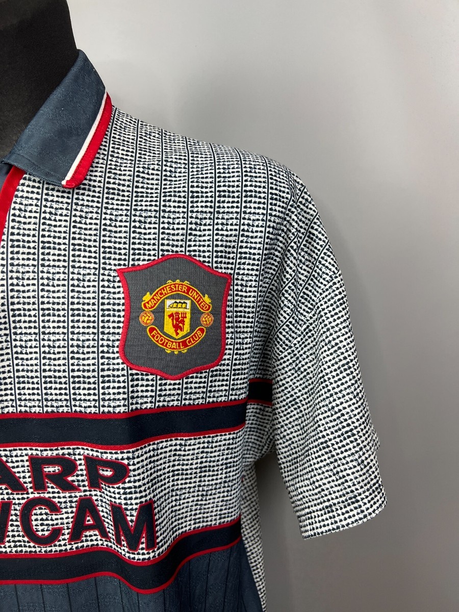 MANCHESTER UNITED 1995 1996 AWAY SHIRT FOOTBALL SOCCER UMBRO