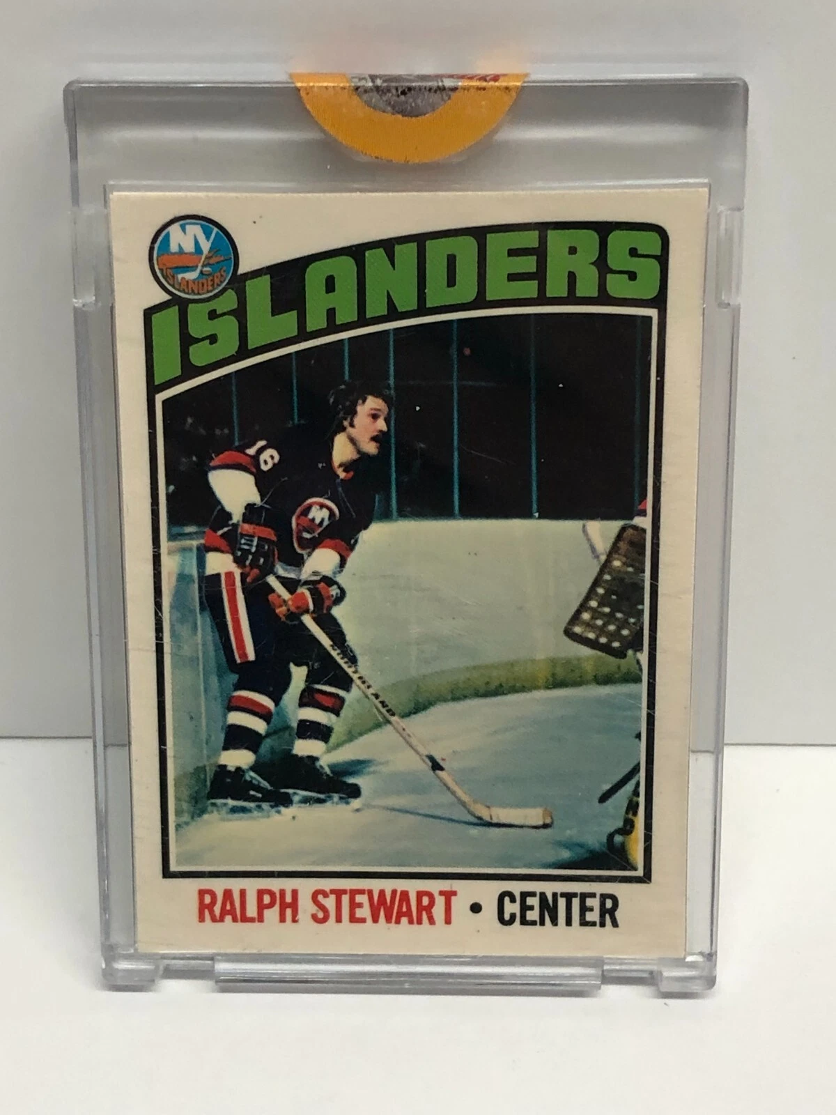 1976-77 Topps RALPH STEWART (TOPPS VAULT) New York Islanders Hockey Proof card