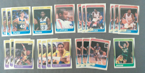 1988-89 Fleer Basketball 150 Card Lot, Bird, Jabbar, Wilkins, Olajuwon and more. - Picture 9 of 12