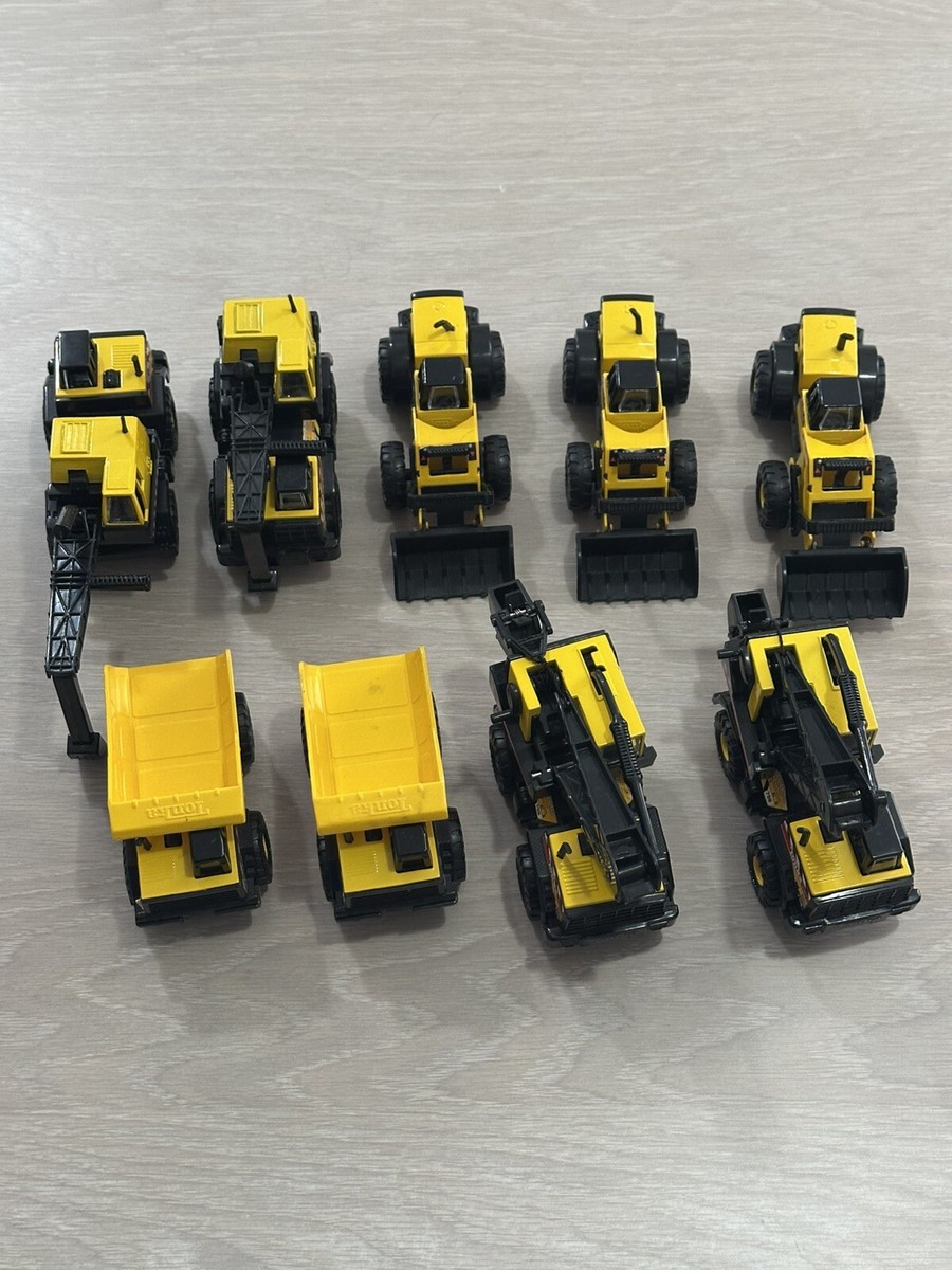 【当時物】ミニカー まとめて 39点 大量 MIRA TONKA TONKA Hasbro Maisto 90's Tonka Mighty Construction Mini Trucks Lot