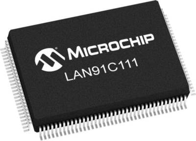 1Pcs LAN91C111-NS QFP-128 Ethernet ICs Ethernet IC MAC PHY