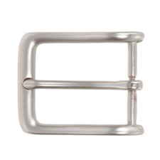 1 3/8" 33 mm Nickel Free Single Prong Rectangular Belt Buckle